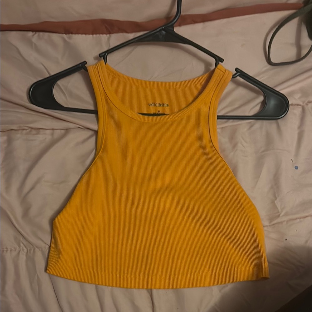 Wild Fable Mustard Yellow Tank Top